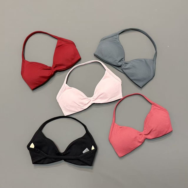 Sports Bra Racerback - Soutien-gorge de sport halter pour femme,