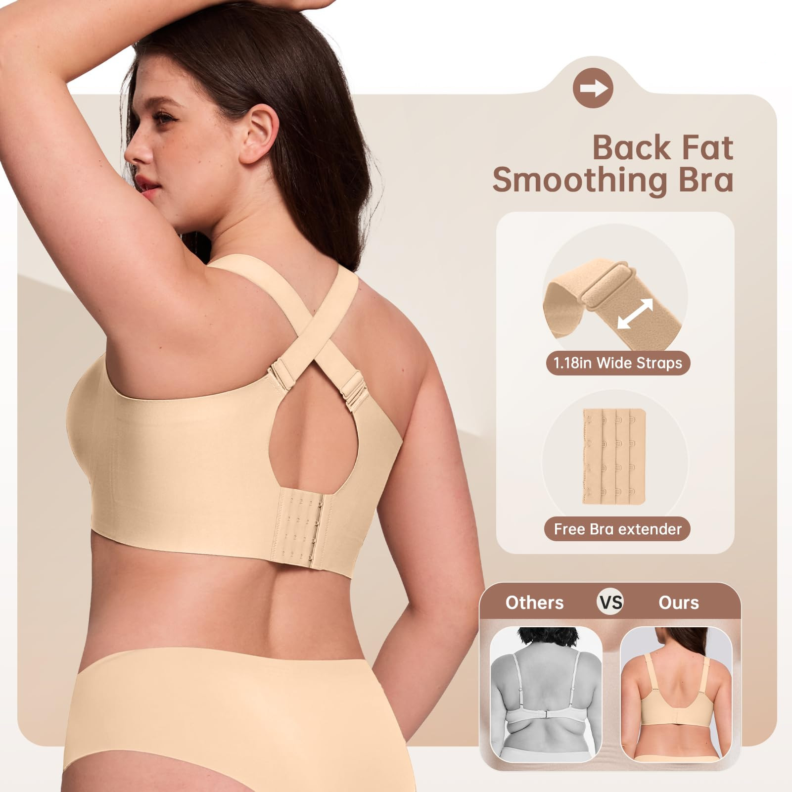 Soutien-gorge sans fil grande  - Underwire Bra Padded avis et prix