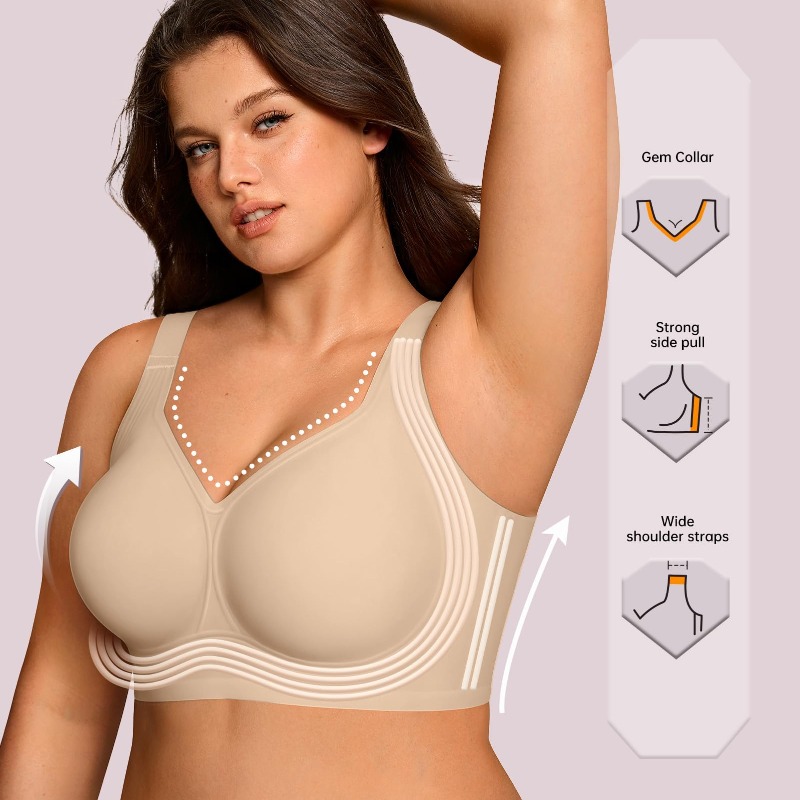 Soutien-gorge sans fil en gelé - Underwire Bra Padded avis et prix